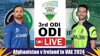 Afghanistan v Ireland 3rd ODI Live | AFG vs IRE 3nd ODI Live Cricket Score - Cricket 22