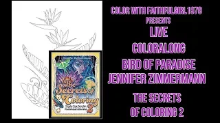 LIVE COLOR ALONG | Book Launch Event The Secrets Of Coloring 2 Jennifer Zimmermann