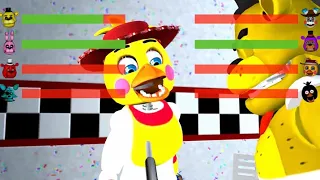 [SFM FNaF] Toy Story vs Spongebob Animatronics WITH Healthbars