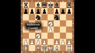 Four Knights Game Queen Trap With Pawns Halloween Gambit