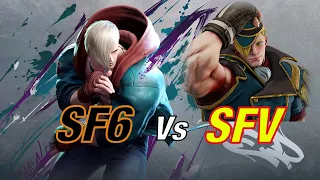 Ed SF6 & SFV Moves Comparison Showcase