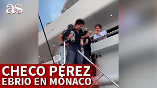 La imagen de Checo Pérez en estado ebrio en Mónaco que se ha hecho viral