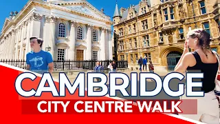 CAMBRIDGE | Walking tour of Cambridge and the historic Cambridge University [4K]
