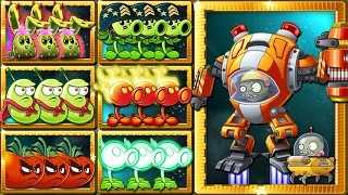 Pvz 2 Challenge - All Plants 3 POWER-UP Vs Z-Mech Zombie - Which Plant 's Best?