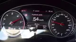 2016 Audi RS6 Performance 4.0 TFSI 605 HP Acceleration 0-100 without Launch Control