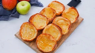 Mini apple tarte tatin: it only takes a few minutes for a delicious snack!