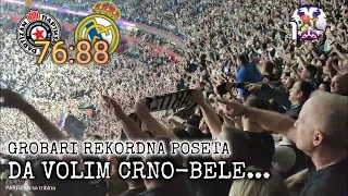 Partizan Real Madrid: Da volim crno-bele. Oboren rekord Arene!