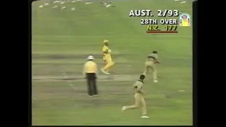 A day in the life of Richard Hadlee vs Aust MCG ODI 1987/88