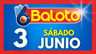 Resultados del BALOTO REVANCHA del sabado 3 de JUNIO de 2023