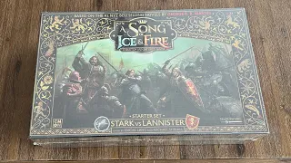 A Song Of Ice & Fire Stark Vs Lannister Starter Set Unboxing