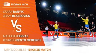 TEQBALL - World Championships 2021 | Brazil vs Hungary | Men's Doubles Bronze Match