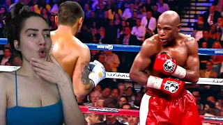 BOXING NOOB REACTS TO 25 Times Floyd Mayweather Showed Genius Ability