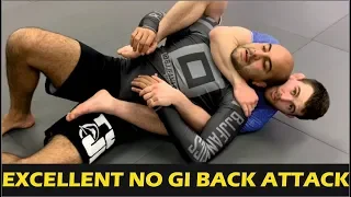 Excellent No Gi Back Attack by Dante Leon