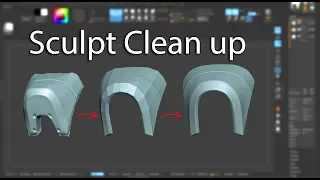 Sculpt clean up - Mini Tutorial