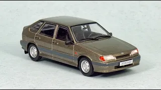 ВАЗ 2114 лада самара 1:43 (Deagostini) автолегенды новая эпоха масштабная модель / Model Vaz Samara