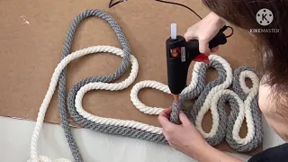 Knitting Rope Carpet // Carpet made of cord // Carpet rope