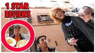 Eating At The WORST Reviewed Italian Restaurant In Italy *THREATENED BY OWNER* (1 STAR)