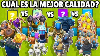 CUAL ES LA MEJOR CALIDAD? | OLIMPIADAS de CALIDADES | CLASH ROYALE