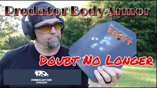 Predator Body Armor Steel Plate Penetration Test