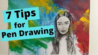 7 Tips for drawing with pens for beginners + a bonus tip to enhance and  mix up your artwork