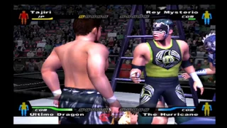 Tajiri vs Mysterio vs Ultimo Dragon vs The Hurricane [Fatal 4 Way Ladder Match] | SDHCTP!