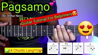 Pagsamo - Arthur Nery (Super Easy Chords)😍 | 4 Chords Only!!!
