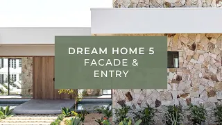 EPISODE 1 FAÇADE & ENTRY REVEAL ~ Dream Home 5 Modern Aussie Resort