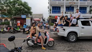 Laos new year 2022 | luangprabang Pi Mai celebration 2022 | party