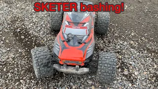 Team Corally Sketer 4s lipo bash big air! t bone racing airtime ramp 4.0