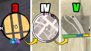 Minimap in GTA Games (Evolution)