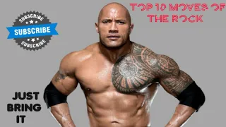 TOP 10 MOVES OF THE ROCK WWE2K21 JUST BRING IT