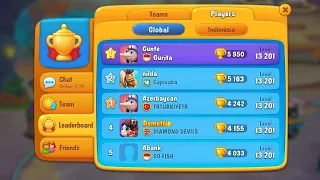 Fishdom Top Global Players First Place  Atlantis Cup And Indonesia First Place March 7 2024