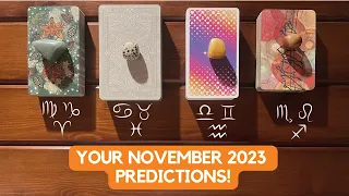 Your November 2023 Predictions! ✨🗓 👉 🔮✨