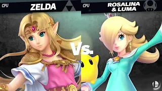 Super Smash Bros Ultimate - Rosalina vs Zelda (Requested)