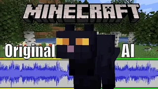 Minecraft Cat but an AI tries to continue the song