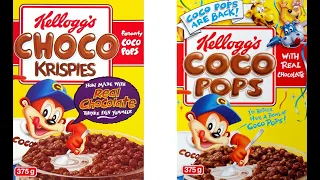 Coco Pops/Choco Krispies Collection & Name Change Cereal Adverts (1998/99)