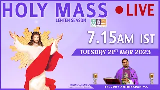 (LIVE) Tuesday Mass | Fr Joby Anthikadan VC  | 21 March 2023 | Divine Colombo