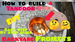 How to make a SIMPLE TANDOOR OVEN out of Terracotta pots🔥🔥🔥 🤔 step by step guide!