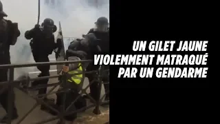 Gilets jaunes : un manifestant violemment matraqué à Quimper