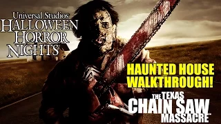 Texas Chainsaw Massacre Haunted House Walkthrough Halloween Horror Nights Universal Hollywood