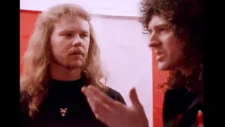 Metallica - Rehearsal w/ Queen | Freddie Mercury Tribute Concert (1992)