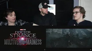 DOCTOR STRANGE 2 IN THE MULTIVERSE OF MADNESS Trailer 2 REACTION! (2022)