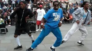 Street Dance Show in Piccadilly Circus. London