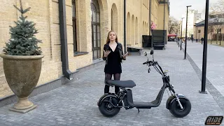 CityCoco Connect 2 is a versatile passable electric scooter with removable batteries.