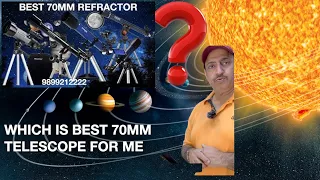 KAUNSA 70MM TELESCOPE BEST.ASTROMASTER VS POWERSEEKER VS BRESSER VS NG VS TRAVELSCOPE VS MEADE-HINDI