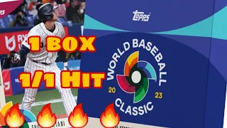 2023 Topps World Baseball Classic Global Stars Box and BOOM 1/1 HIT!!! Team Japan vs Team USA