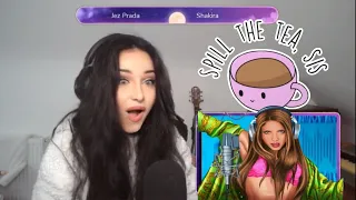 Reacting to the new Shakira and BZRP song / Omg , she spilled some tea!!