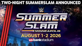 Two-night SummerSlam announced for 2026 in Minneapolis