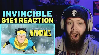 Invincible "IT'S ABOUT TIME" (S1E1 REACTION!!!)