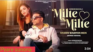 Milte Milte Haseen Wadiyon Mein ((Hindi💕Song))1992Junoon |💯| by Anuradha Paudwal and Vipin Sachdeva